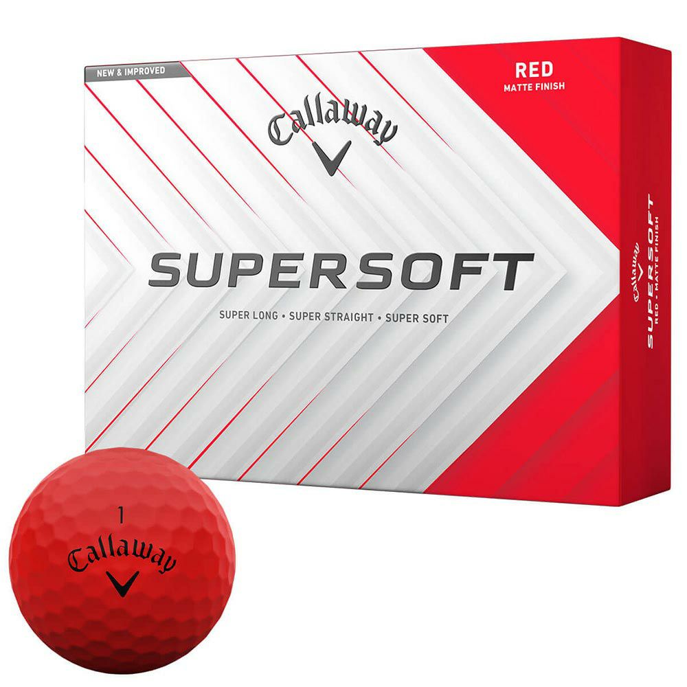 キャロウェイ　スーパーソフト 2025年モデル　ゴルフボール　1ダース（12球入り） レッド 詳細1