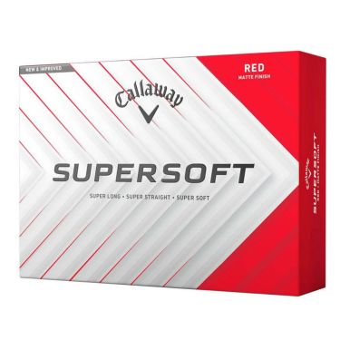 キャロウェイ　スーパーソフト 2025年モデル　ゴルフボール　1ダース（12球入り） レッド 詳細2