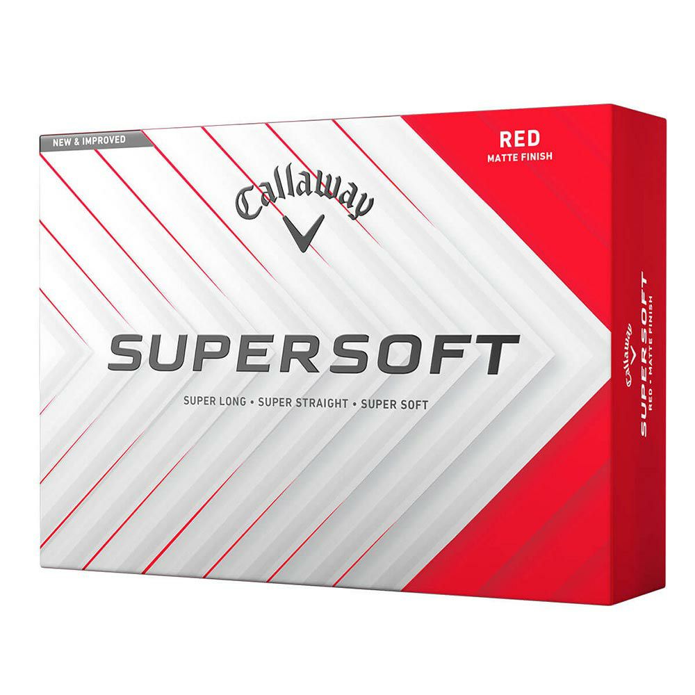 キャロウェイ　スーパーソフト 2025年モデル　ゴルフボール　1ダース（12球入り） レッド 詳細2