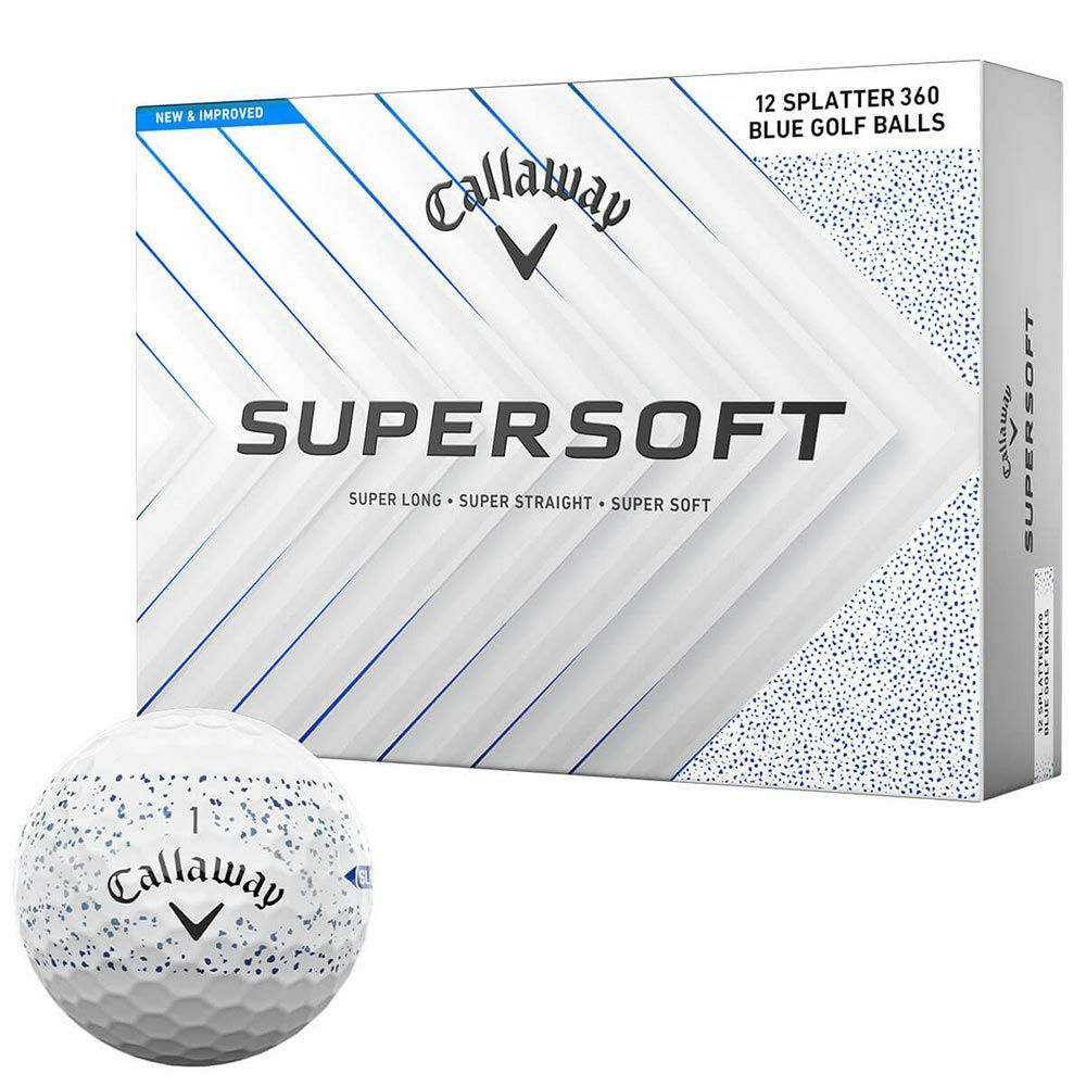 キャロウェイ　スーパーソフト スプラッター360 2025年モデル ゴルフボール　1ダース（12球入り） ブルー 詳細1
