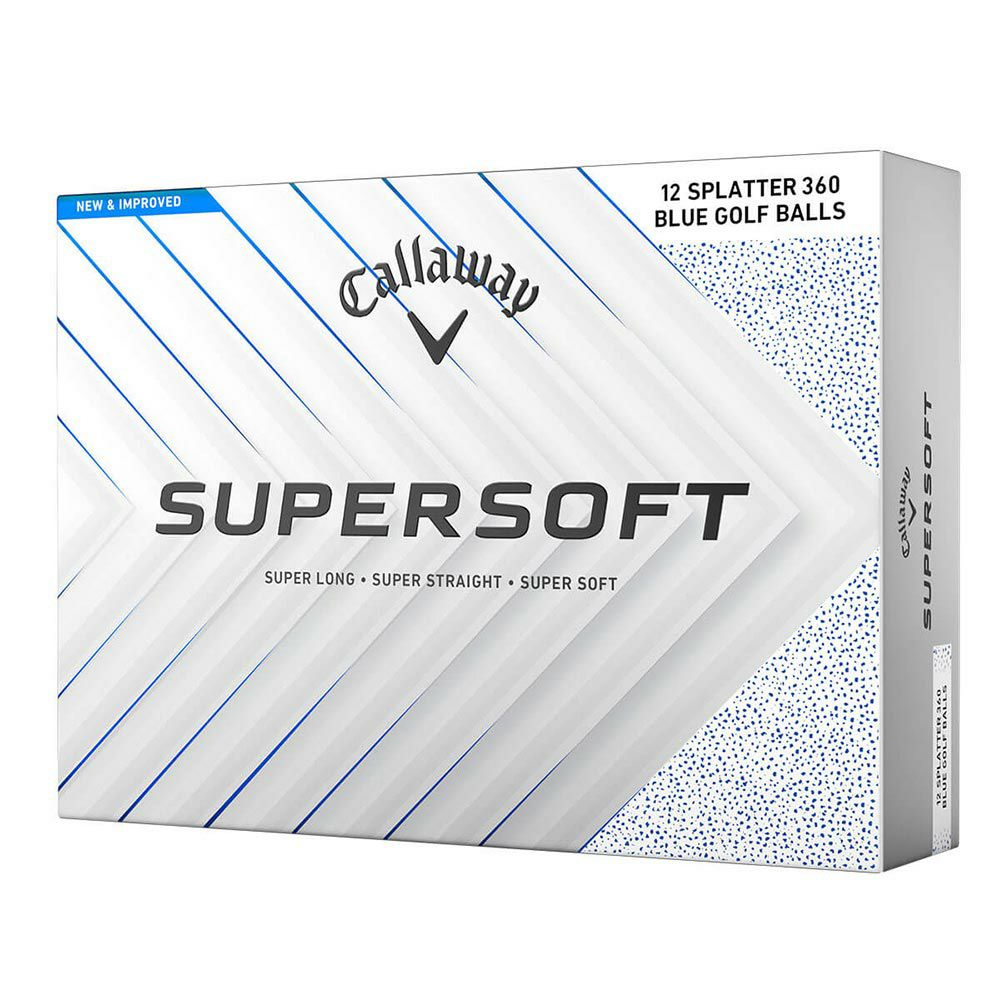 キャロウェイ　スーパーソフト スプラッター360 2025年モデル ゴルフボール　1ダース（12球入り） ブルー 詳細2