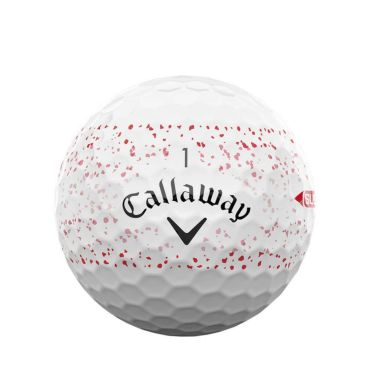 キャロウェイ　スーパーソフト スプラッター360 2025年モデル ゴルフボール　1ダース（12球入り） レッド 詳細4
