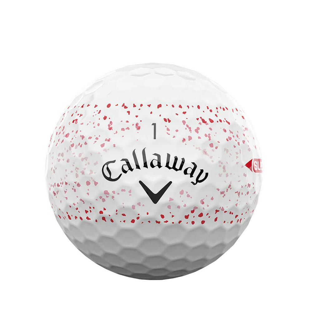 キャロウェイ　スーパーソフト スプラッター360 2025年モデル ゴルフボール　1ダース（12球入り） レッド 詳細4