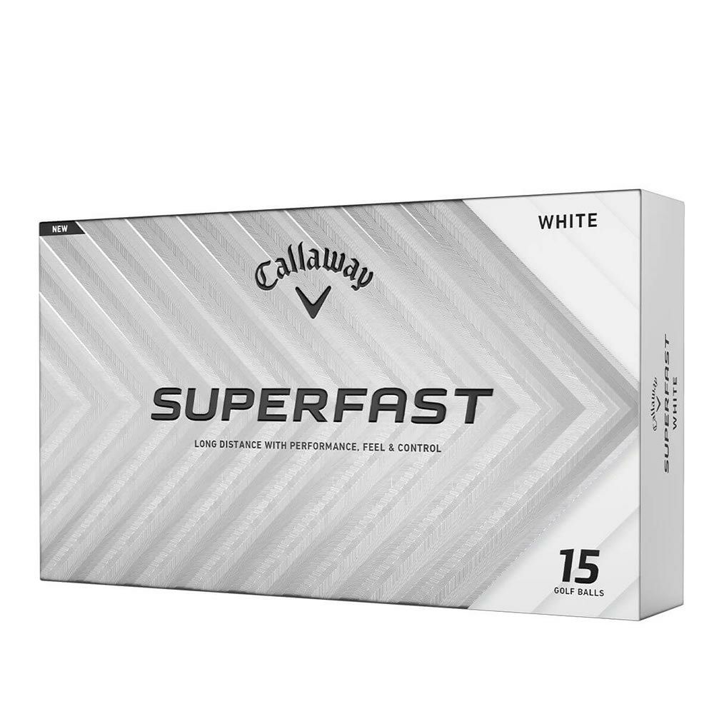 キャロウェイ　スーパーファスト 2025年モデル　ゴルフボール　1箱（15球入り） ホワイト 詳細2