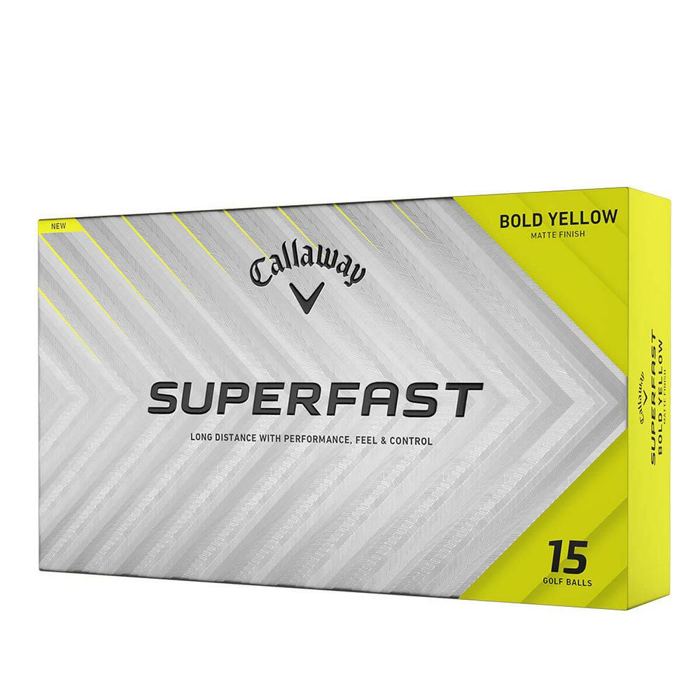 キャロウェイ　スーパーファスト 2025年モデル　ゴルフボール　1箱（15球入り） ボールドイエロー 詳細2