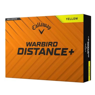 キャロウェイ　WARBIRD ウォーバード ディスタンスプラス 2025年モデル　ゴルフボール　1ダース（12球入り） イエロー 詳細2