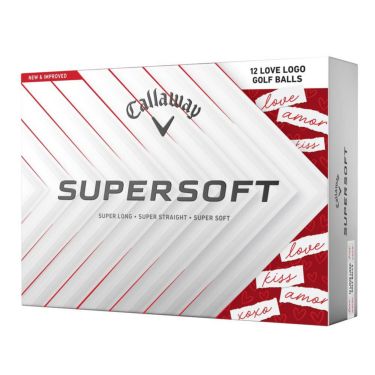 キャロウェイ　スーパーソフト LOVE LOGO 2025年モデル　ゴルフボール　1ダース（12球入り） 詳細2