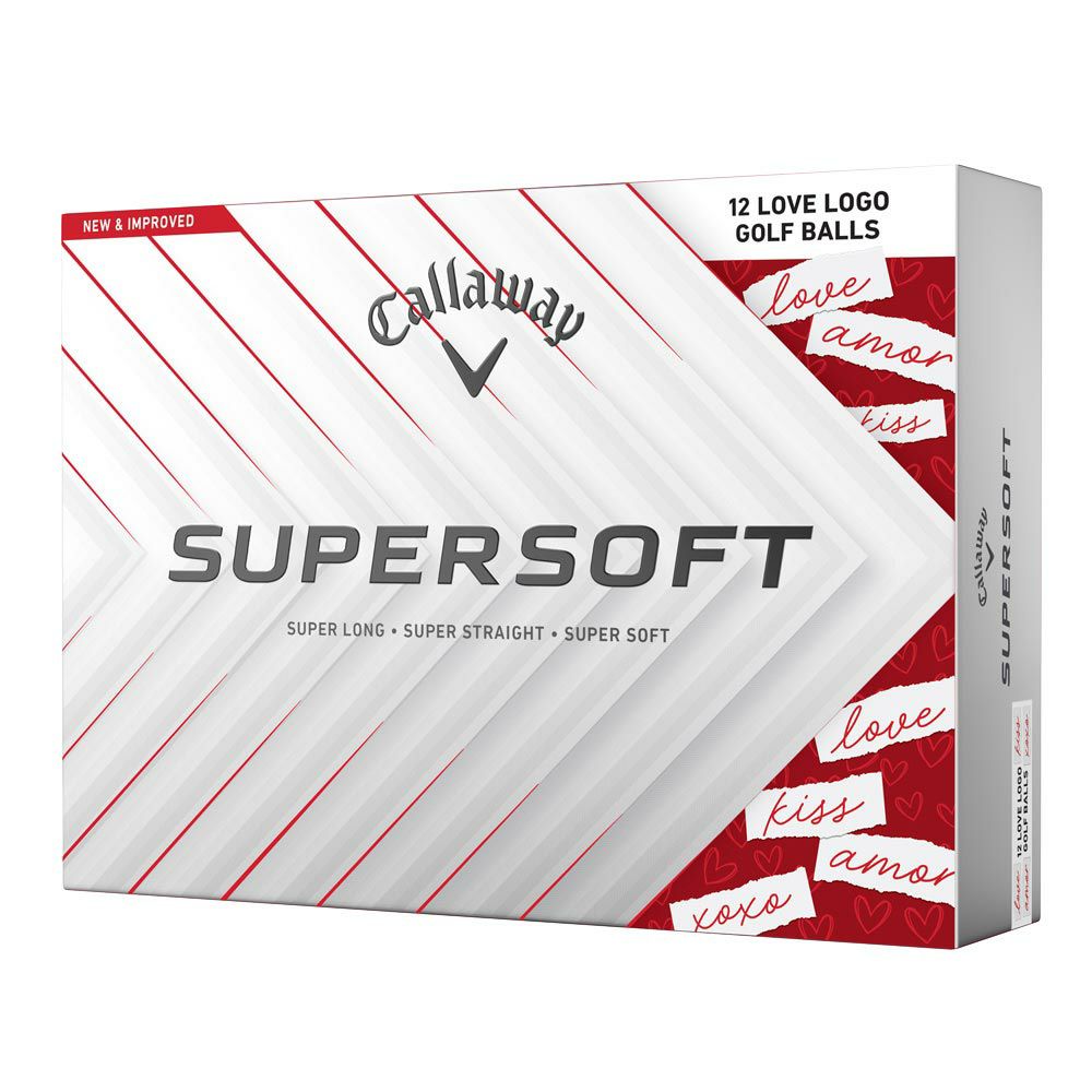 キャロウェイ　スーパーソフト LOVE LOGO 2025年モデル　ゴルフボール　1ダース（12球入り） 詳細2
