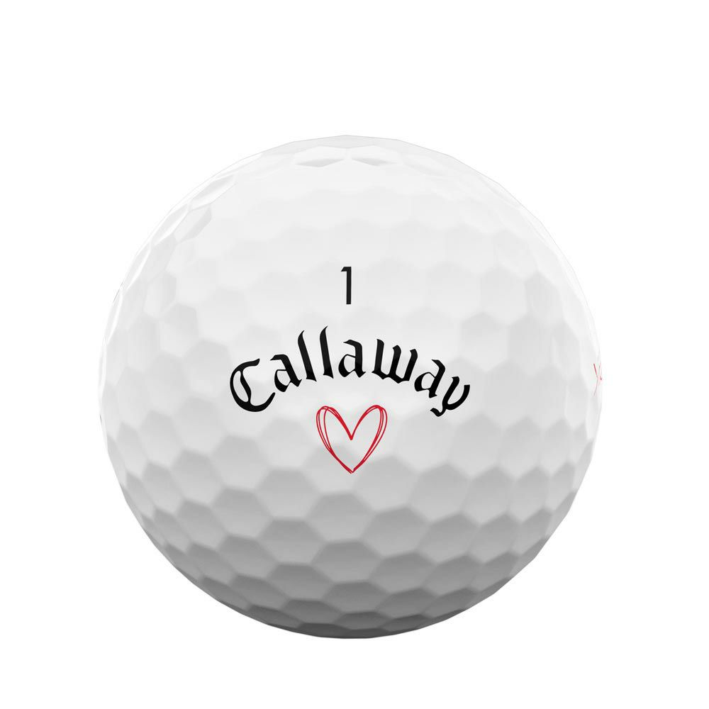キャロウェイ　スーパーソフト LOVE LOGO 2025年モデル　ゴルフボール　1ダース（12球入り） 詳細3