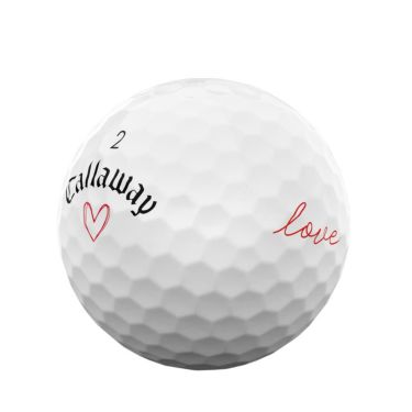 キャロウェイ　スーパーソフト LOVE LOGO 2025年モデル　ゴルフボール　1ダース（12球入り） 詳細5