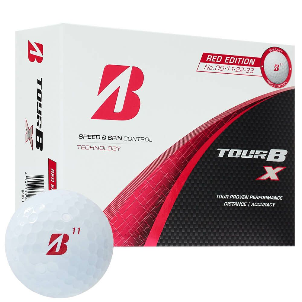 ブリヂストン　ツアーB X 2025年モデル ゴルフボール 1ダース（12球入り）　レッドエディション 詳細1