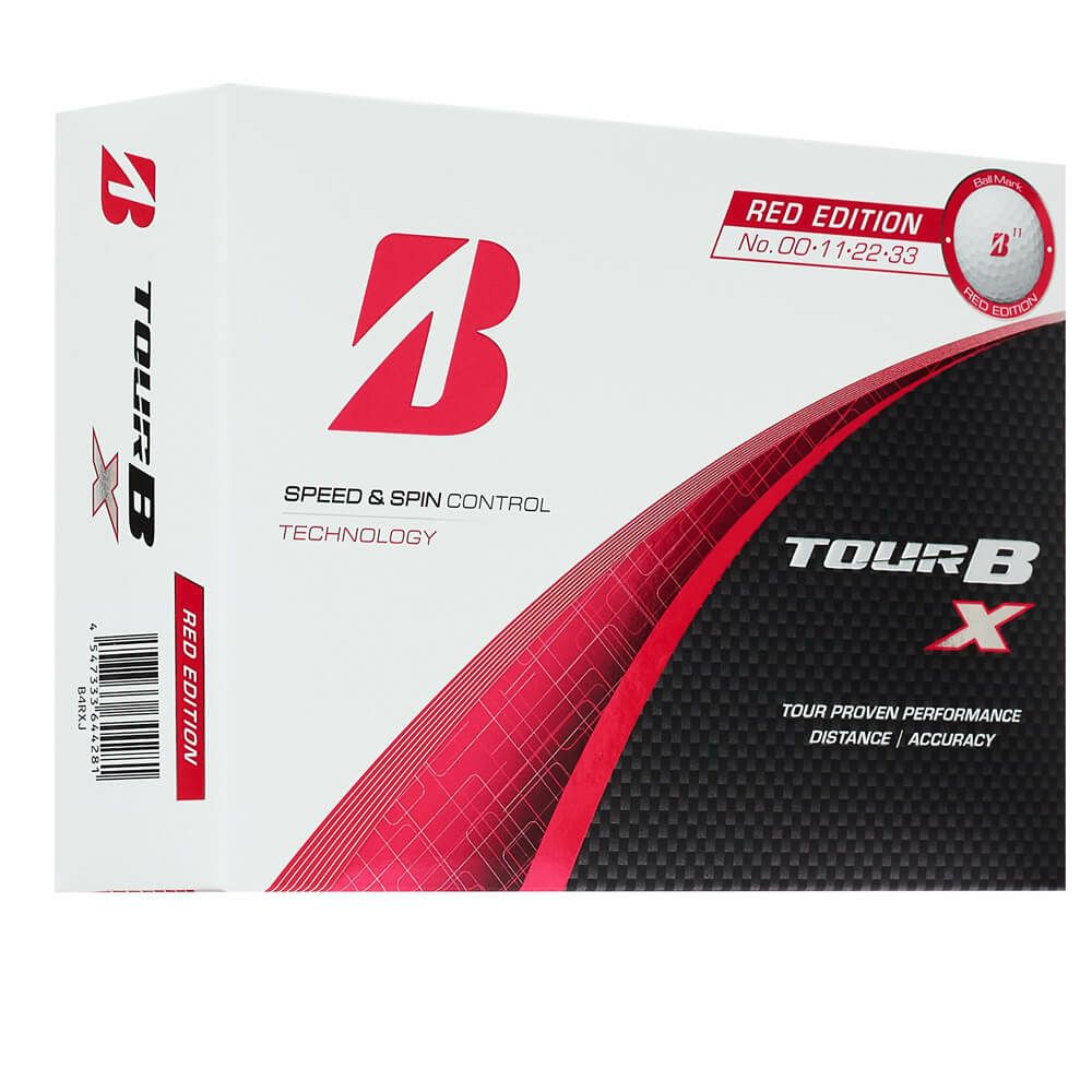 ブリヂストン　ツアーB X 2025年モデル ゴルフボール 1ダース（12球入り）　レッドエディション 詳細2