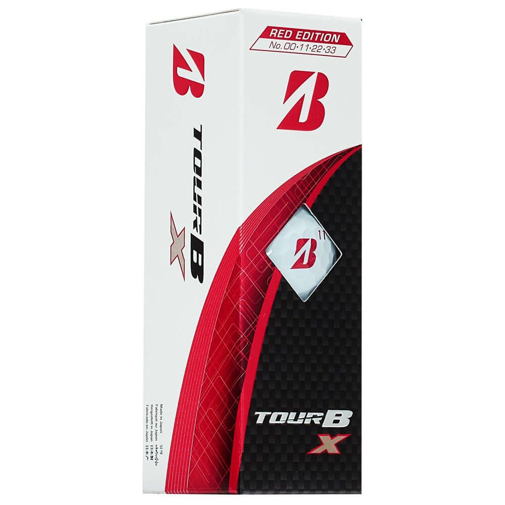 ブリヂストン　ツアーB X 2025年モデル ゴルフボール 1ダース（12球入り）　レッドエディション 詳細3