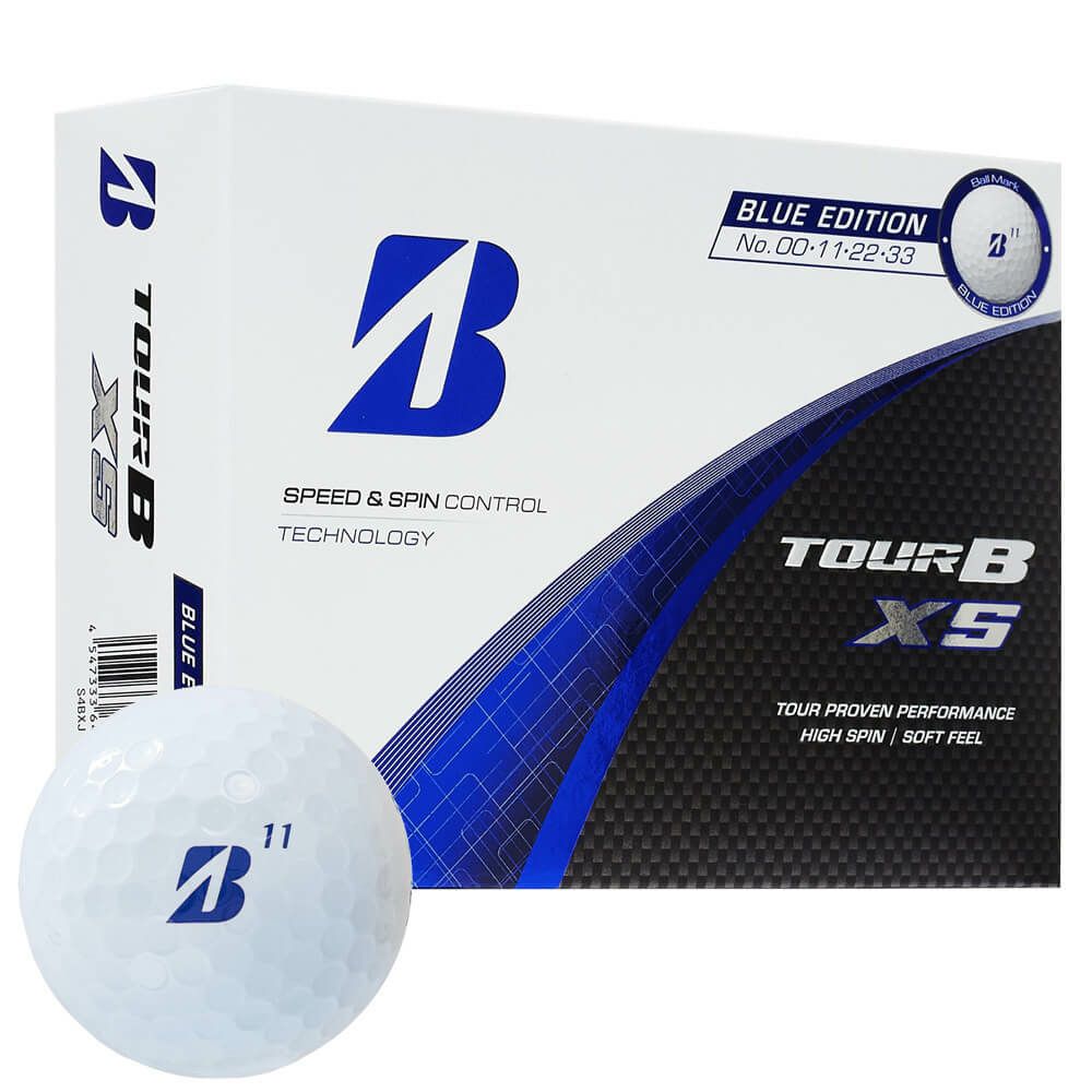 ブリヂストン　ツアーB XS 2025年モデル ゴルフボール 1ダース（12球入り）　ブルーエディション 詳細1