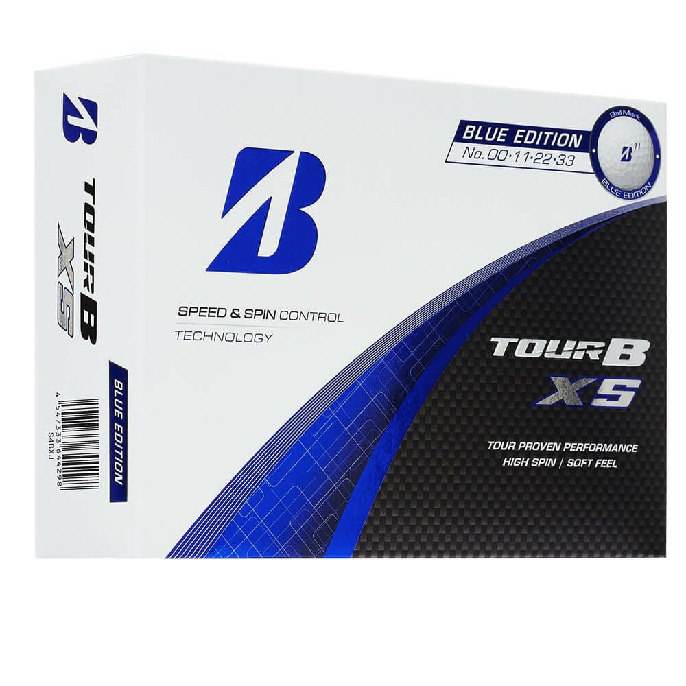 ブリヂストン　ツアーB XS 2025年モデル ゴルフボール 1ダース（12球入り）　ブルーエディション 詳細2