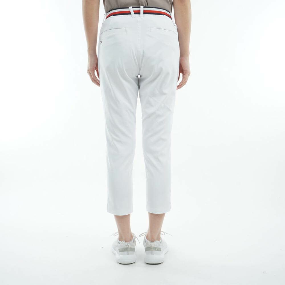トミー ヒルフィガー ゴルフ　レディース ベルテッドツイル ベルト付き 7分丈パンツ THLA505　2025年モデル 詳細3