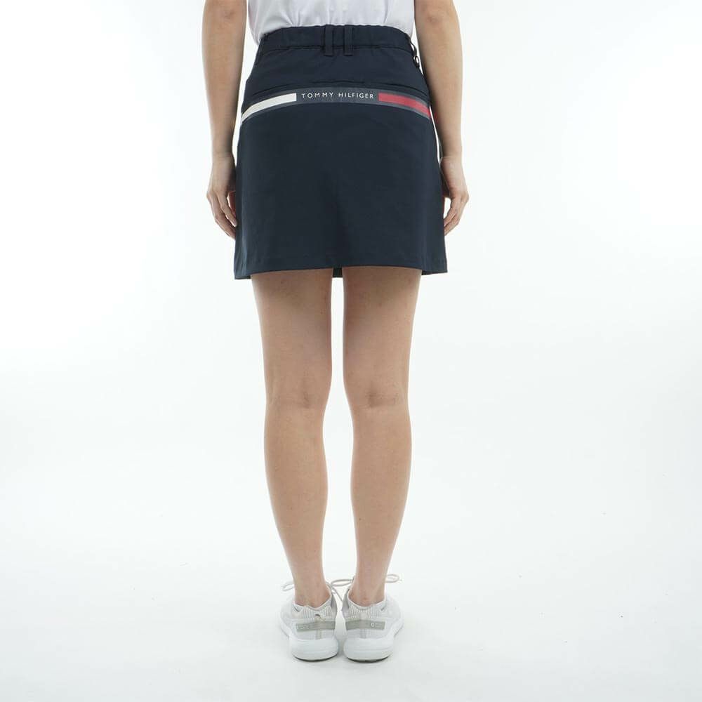 トミー ヒルフィガー ゴルフ　レディース バックロゴプリント ツイルスカート THLA514　2025年モデル 詳細6