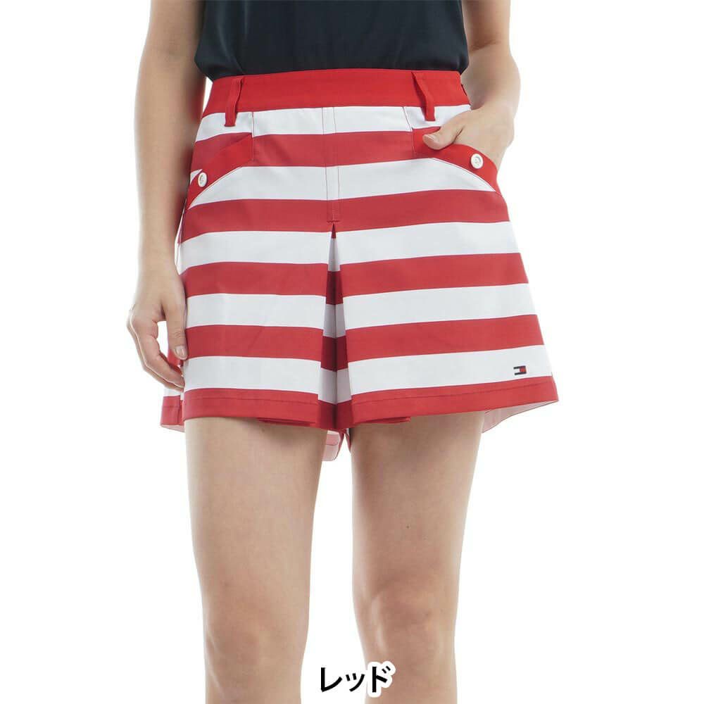 トミー ヒルフィガー ゴルフ　レディース ボックスプリーツ マリン キュロットスカート THLA518　2025年モデル 詳細5
