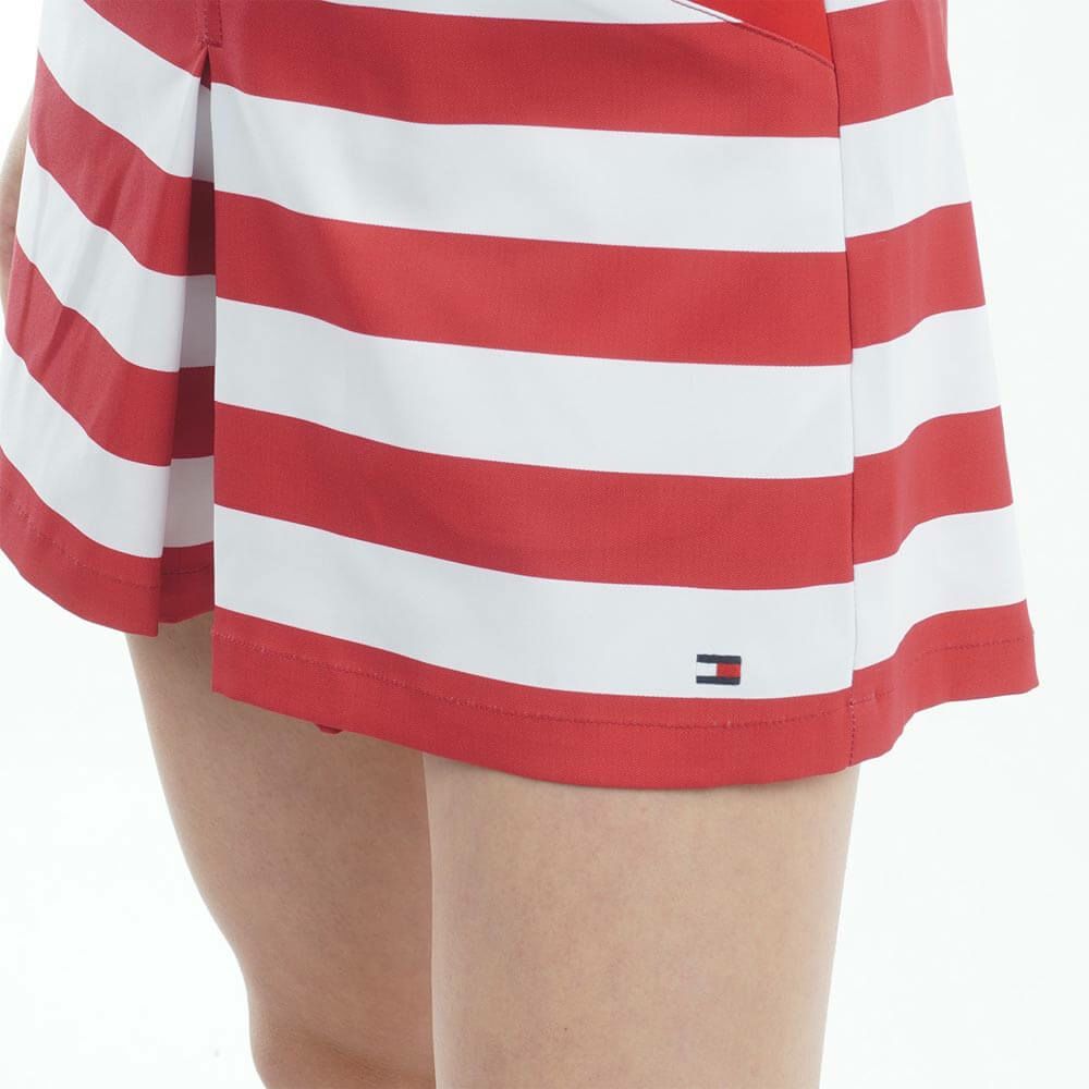 トミー ヒルフィガー ゴルフ　レディース ボックスプリーツ マリン キュロットスカート THLA518　2025年モデル 詳細10