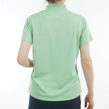 トミー ヒルフィガー ゴルフ　レディース ラインロゴ トリコロール配色 半袖 モックネックシャツ THLA532　2025年モデル 詳細12