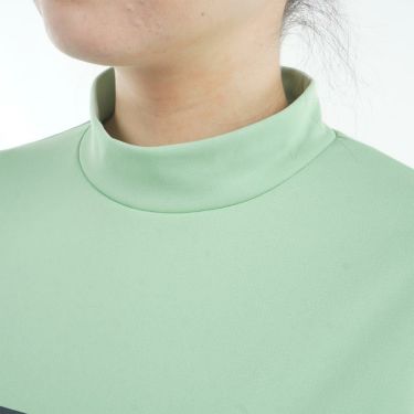 トミー ヒルフィガー ゴルフ　レディース ラインロゴ トリコロール配色 半袖 モックネックシャツ THLA532　2025年モデル 詳細14