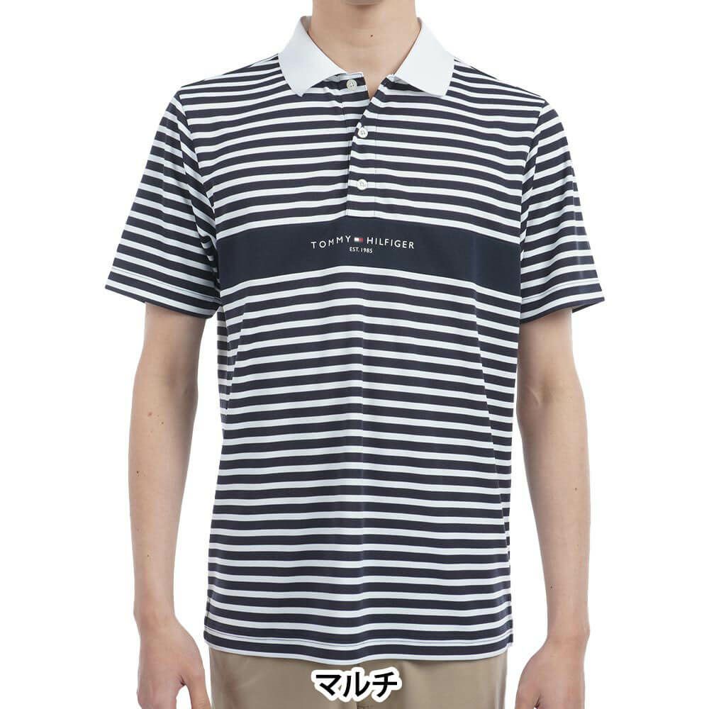 トミー ヒルフィガー ゴルフ　メンズ 鹿の子 カラーブロック 半袖 ポロシャツ THMA514　2025年モデル 詳細8