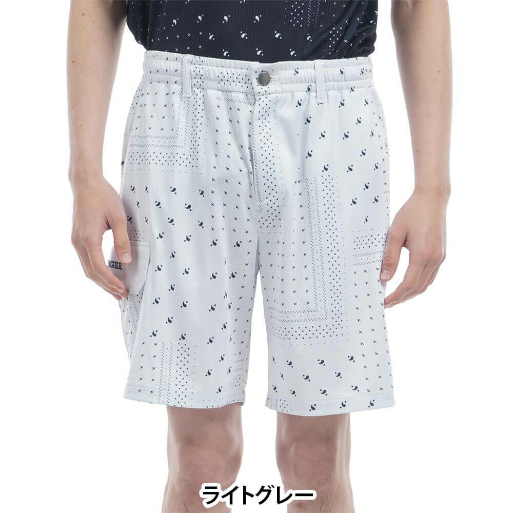 トミー ヒルフィガー ゴルフ　メンズ バンダナプリント ショートパンツ THMA525　2025年モデル 詳細2