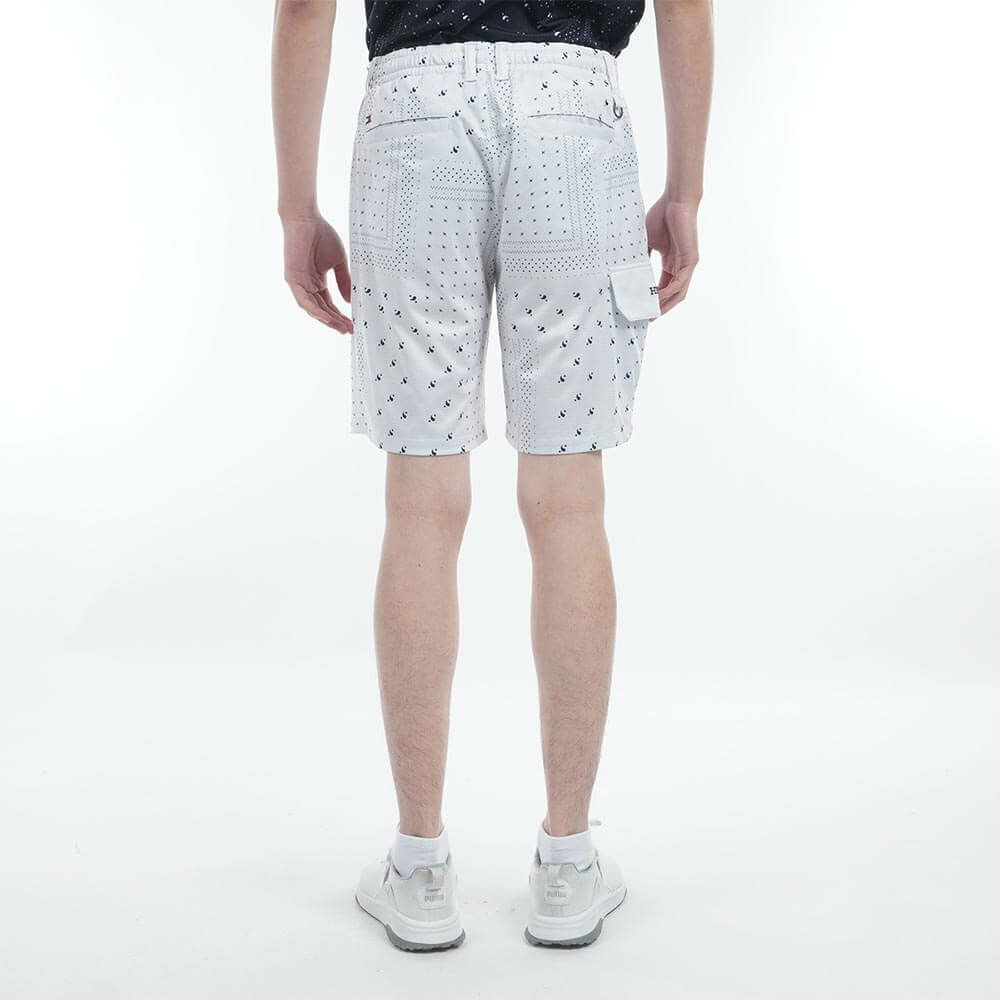 トミー ヒルフィガー ゴルフ　メンズ バンダナプリント ショートパンツ THMA525　2025年モデル 詳細3