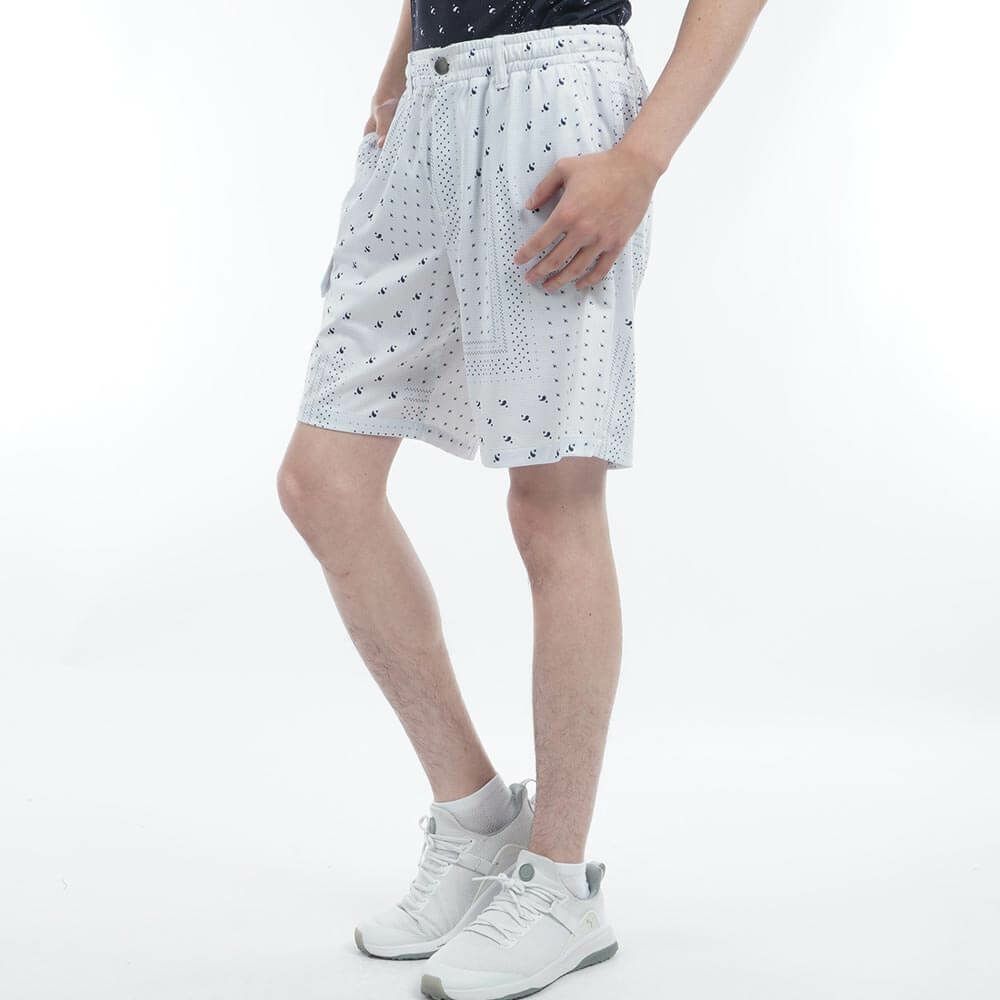 トミー ヒルフィガー ゴルフ　メンズ バンダナプリント ショートパンツ THMA525　2025年モデル 詳細4