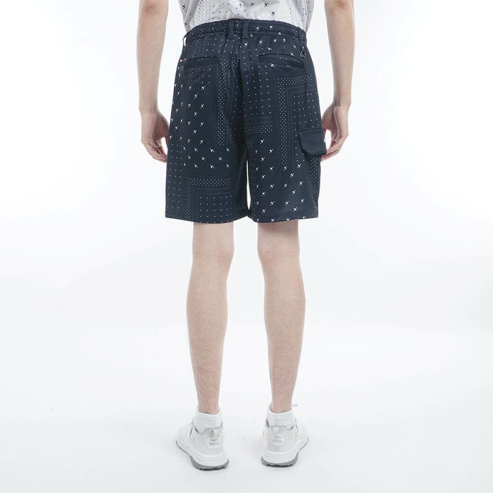 トミー ヒルフィガー ゴルフ　メンズ バンダナプリント ショートパンツ THMA525　2025年モデル 詳細6