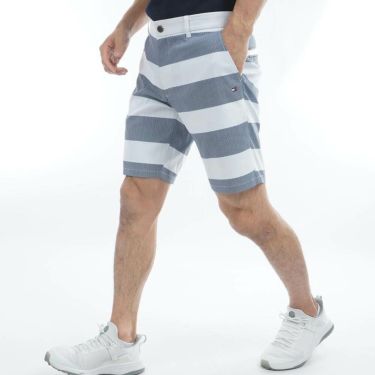 トミー ヒルフィガー ゴルフ　メンズ トリコロール配色 ショートパンツ THMA529　2025年モデル 詳細10