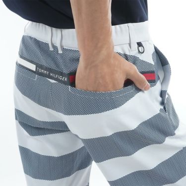 トミー ヒルフィガー ゴルフ　メンズ トリコロール配色 ショートパンツ THMA529　2025年モデル 詳細12