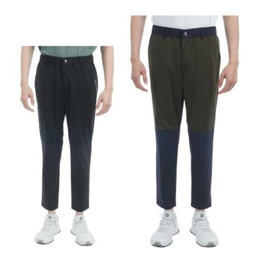 トミー ヒルフィガー ゴルフ　メンズ 生地切替 スウェット ロングパンツ THMA539　2025年モデル 詳細1