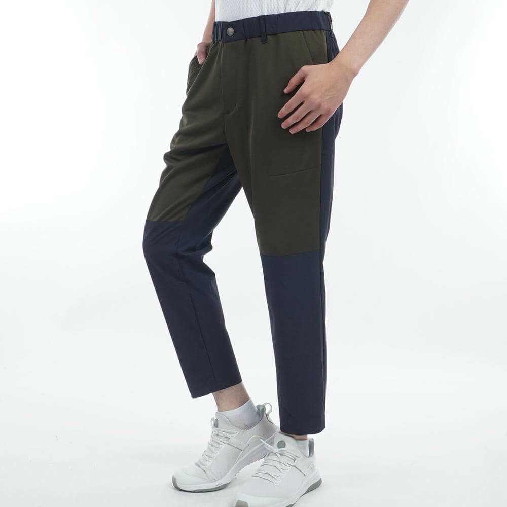 トミー ヒルフィガー ゴルフ　メンズ 生地切替 スウェット ロングパンツ THMA539　2025年モデル 詳細7