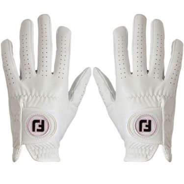 フットジョイ FootJoy　NANOLOCK for Lady ナノロック 2025年モデル　両手用 レディース ゴルフグローブ FGNL4PR WT ホワイト 詳細1