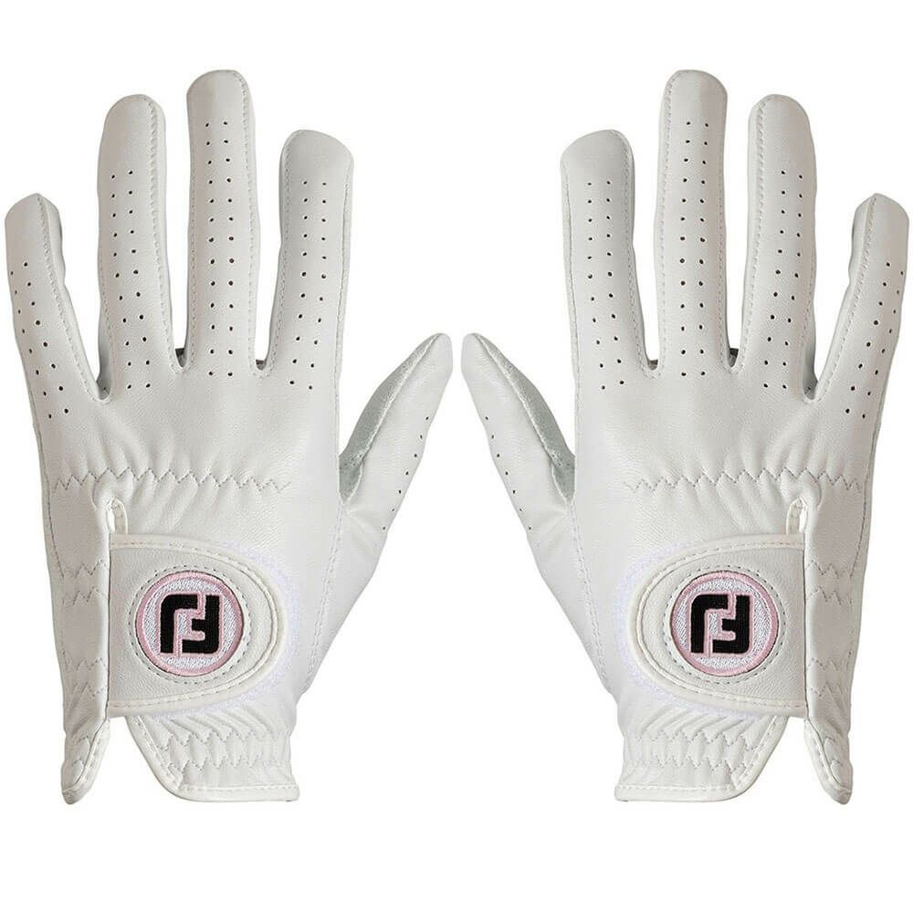 フットジョイ FootJoy　NANOLOCK for Lady ナノロック 2025年モデル　両手用 レディース ゴルフグローブ FGNL4PR WT ホワイト 詳細1