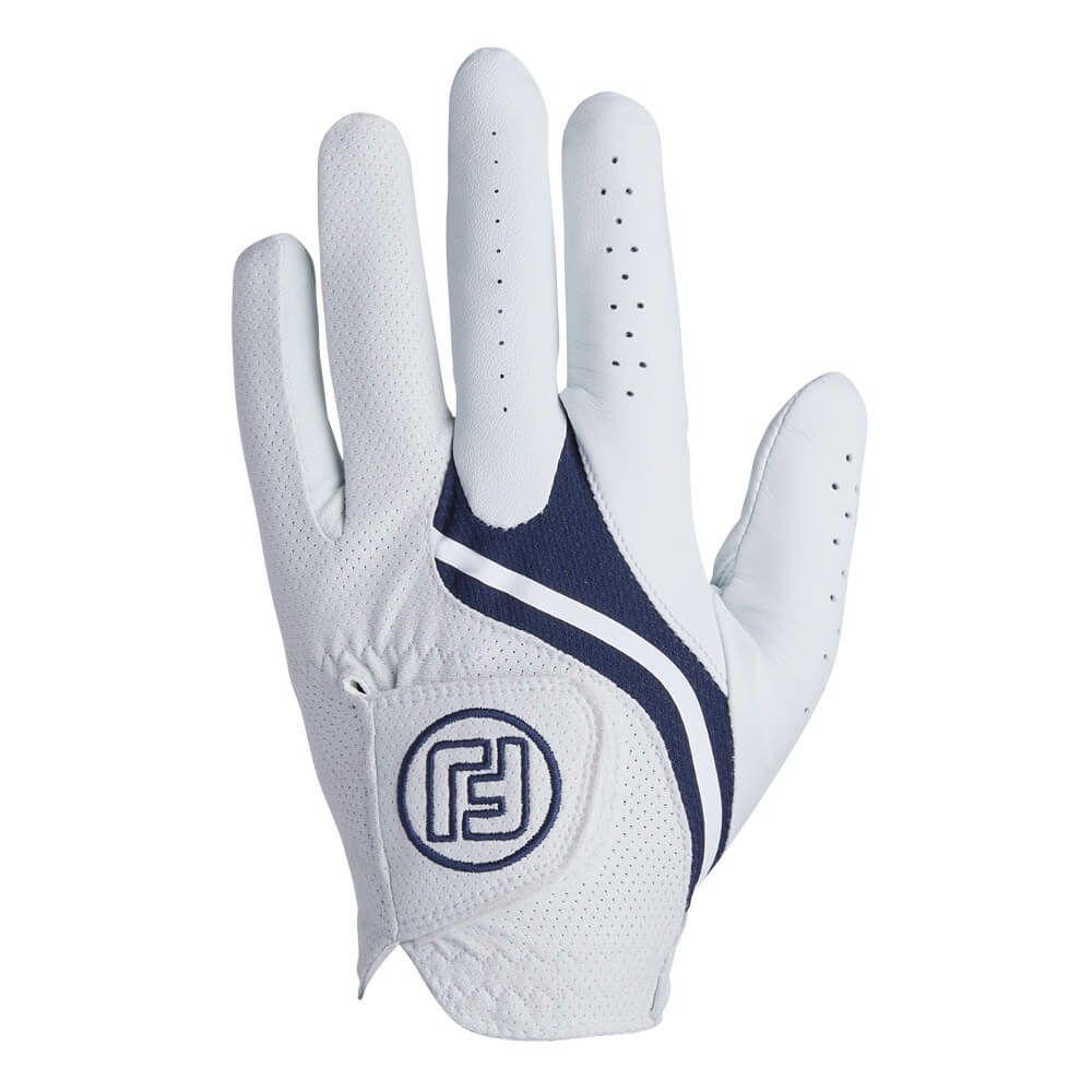 フットジョイ FootJoy　SciFLEX サイフレックス 2025年モデル　メンズ ゴルフグローブ FGSF25 WN ホワイト/ネイビー 詳細1