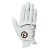 フットジョイ FootJoy　StaSof ステイソフ 2025年モデル　右手用 メンズ ゴルフグローブ FGSS23L WT ホワイト ホワイト