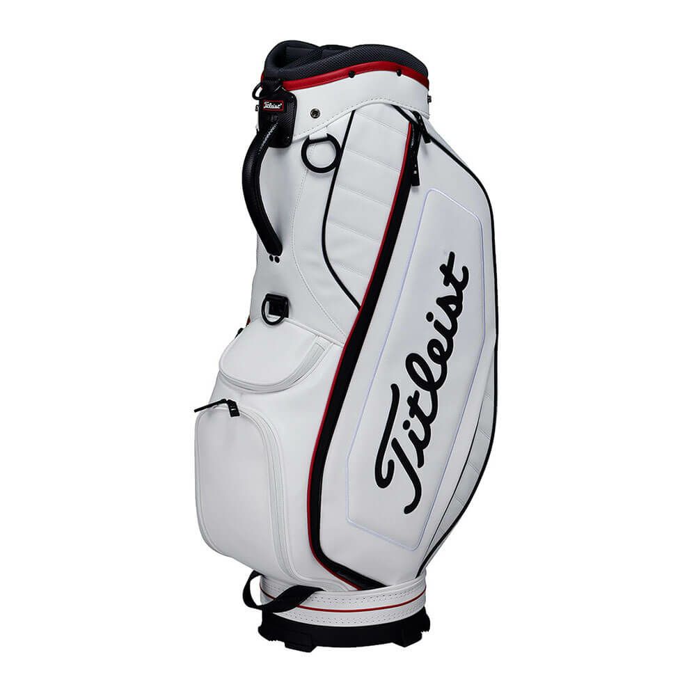 タイトリスト Titleist　パフォーマンス JE メンズ キャディバッグ TB25CTPJE 16 ホワイト×ダークレッド　2025年モデル 詳細1