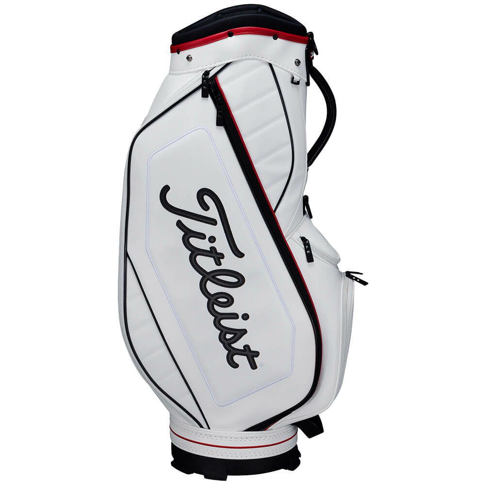タイトリスト Titleist　パフォーマンス JE メンズ キャディバッグ TB25CTPJE 16 ホワイト×ダークレッド　2025年モデル 詳細2