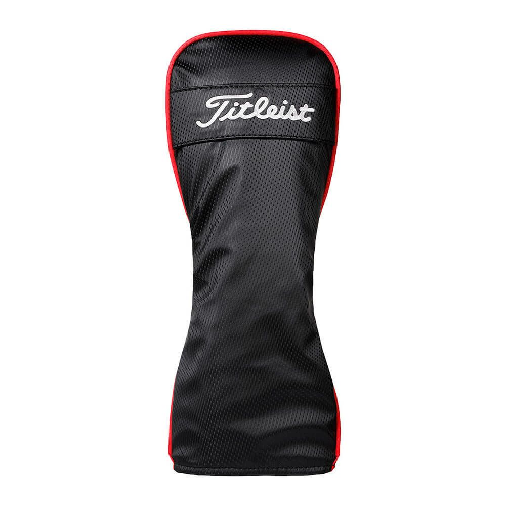 タイトリスト Titleist　パフォーマンスクラシック ＪＥ メンズ ヘッドカバー ドライバー用 TA23PCJEHC-DR 06 ブラック×レッド　2025年モデル ブラック×レッド