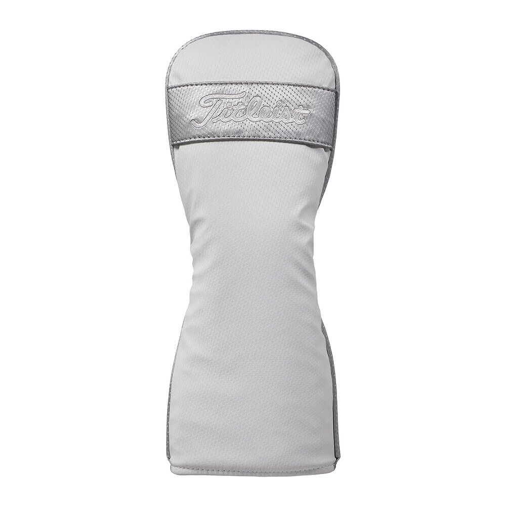 タイトリスト Titleist　パフォーマンスクラシック ＪＥ メンズ ヘッドカバー ドライバー用 TA23PCJEHC-DR 12 ホワイト×シルバー　2025年モデル ホワイト×シルバー