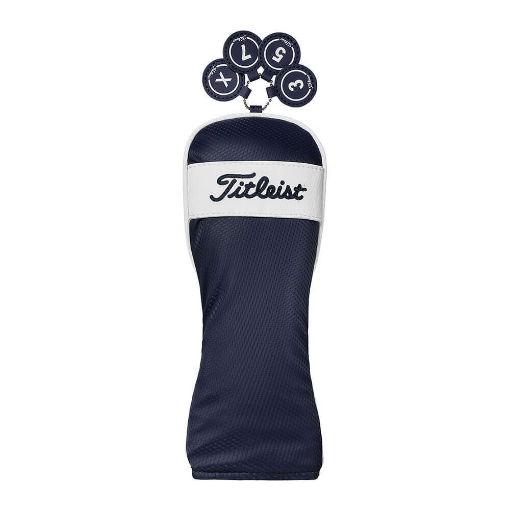 タイトリスト Titleist　パフォーマンスクラシック ＪＥ メンズ ヘッドカバー フェアウェイ用 TA23PCJEHC-FW 41 ネイビー×ホワイト　2025年モデル ネイビー×ホワイト