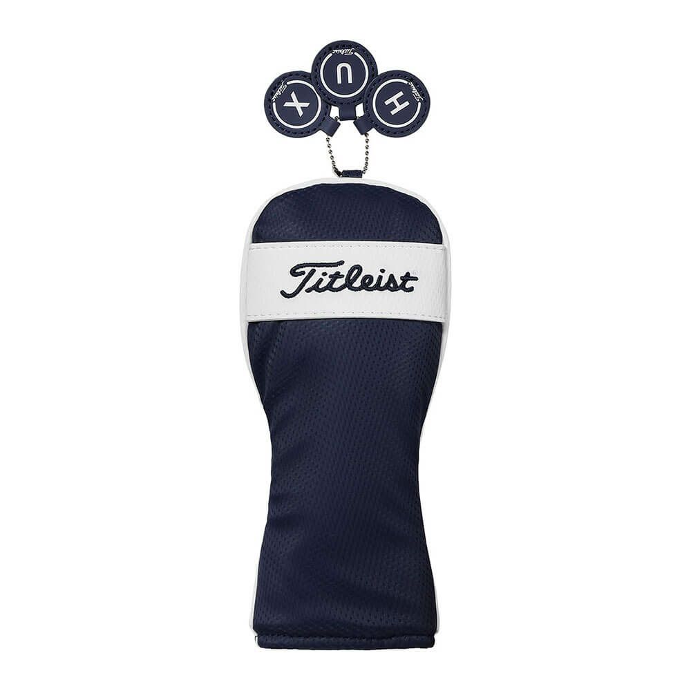 タイトリスト Titleist　パフォーマンスクラシック ＪＥ メンズ ヘッドカバー ユーティリティ用 TA23PCJEHC-HB 41 ネイビー×ホワイト　2025年モデル ネイビー×ホワイト