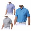 フットジョイ FootJoy　メンズ オクタゴンプリント 半袖 ポロシャツ FJ-S24-S14　2024年モデル