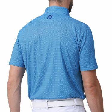 フットジョイ FootJoy　メンズ オクタゴンプリント 半袖 ポロシャツ FJ-S24-S14　2024年モデル 詳細3