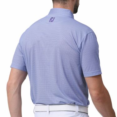 フットジョイ FootJoy　メンズ オクタゴンプリント 半袖 ポロシャツ FJ-S24-S14　2024年モデル 詳細6