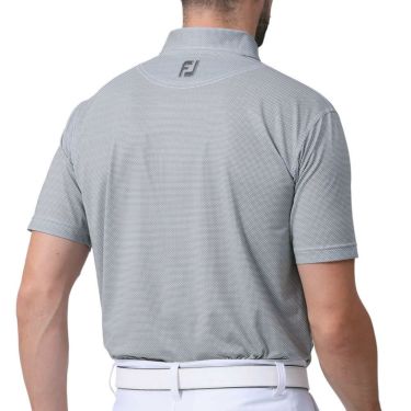 フットジョイ FootJoy　メンズ オクタゴンプリント 半袖 ポロシャツ FJ-S24-S14　2024年モデル 詳細9