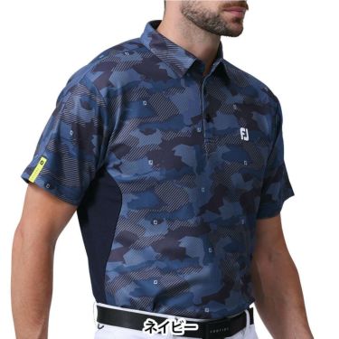 フットジョイ FootJoy　メンズ マルチカラーカモ 半袖 ポロシャツ FJ-S24-S07　2024年モデル 詳細2