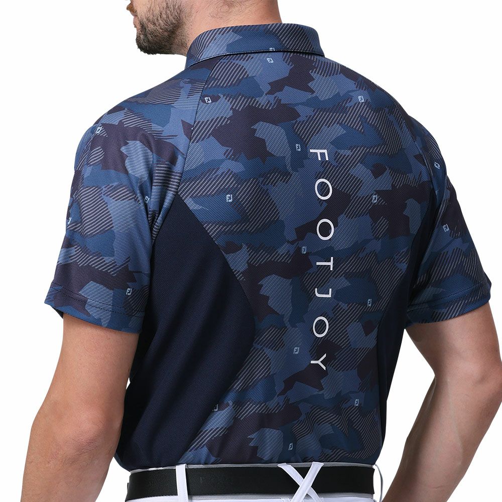 フットジョイ FootJoy　メンズ マルチカラーカモ 半袖 ポロシャツ FJ-S24-S07　2024年モデル 詳細3